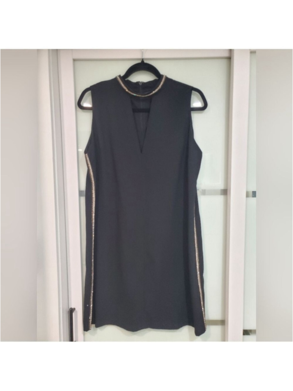 Dynamite V Neckline Dress with Rhinestones - Picture 10 of 16